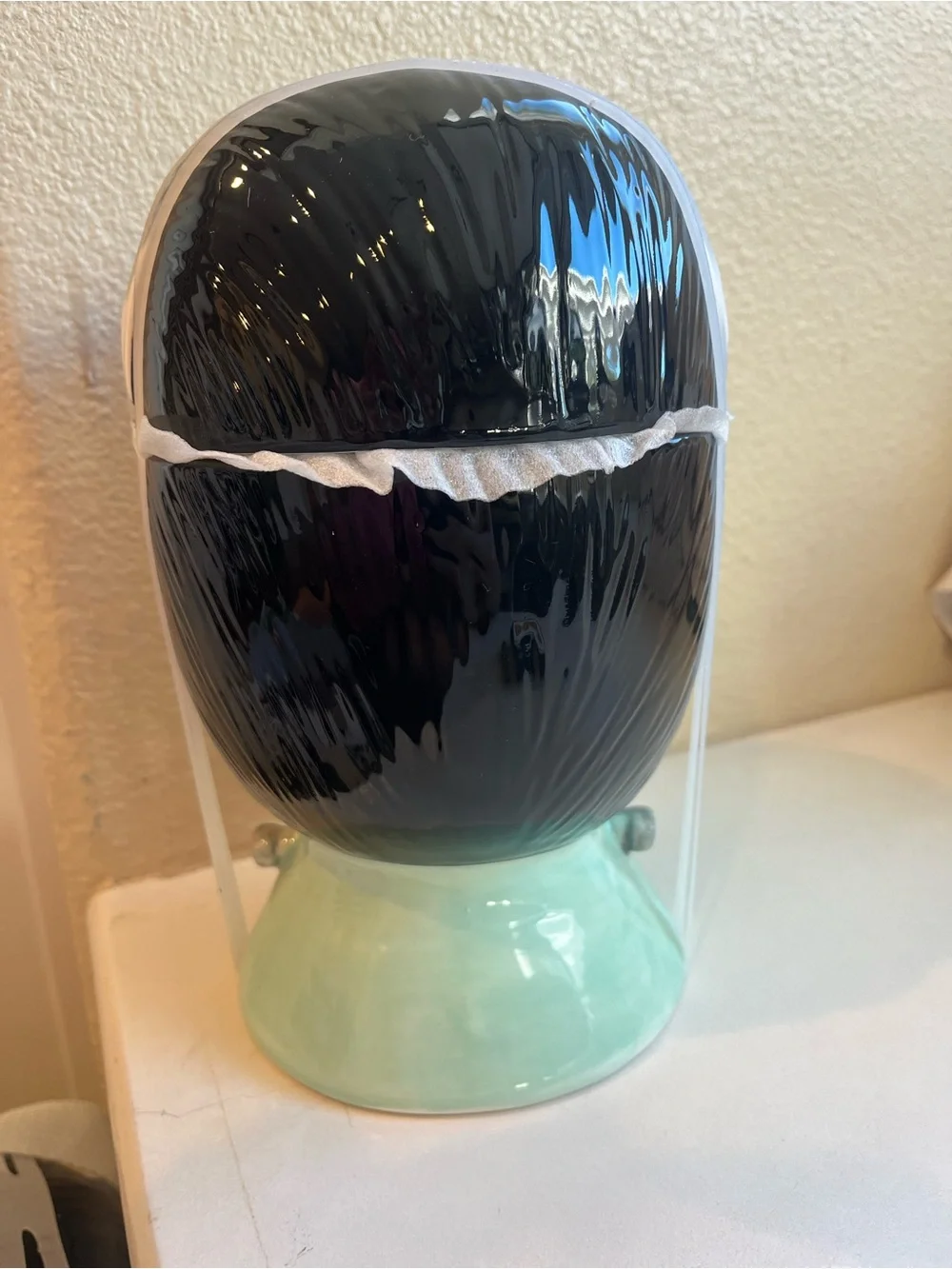 Ceramic Halloween Bride of Frankenstein Cookie Jar